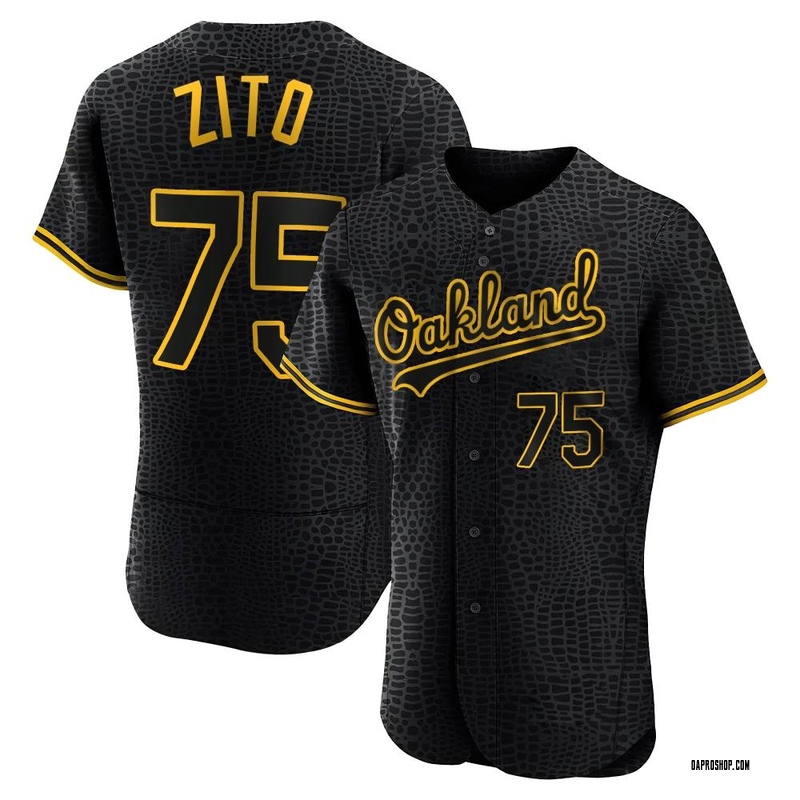 75 BARRY ZITO Oakland Athletics MLB Pitcher Green Throwback Jersey