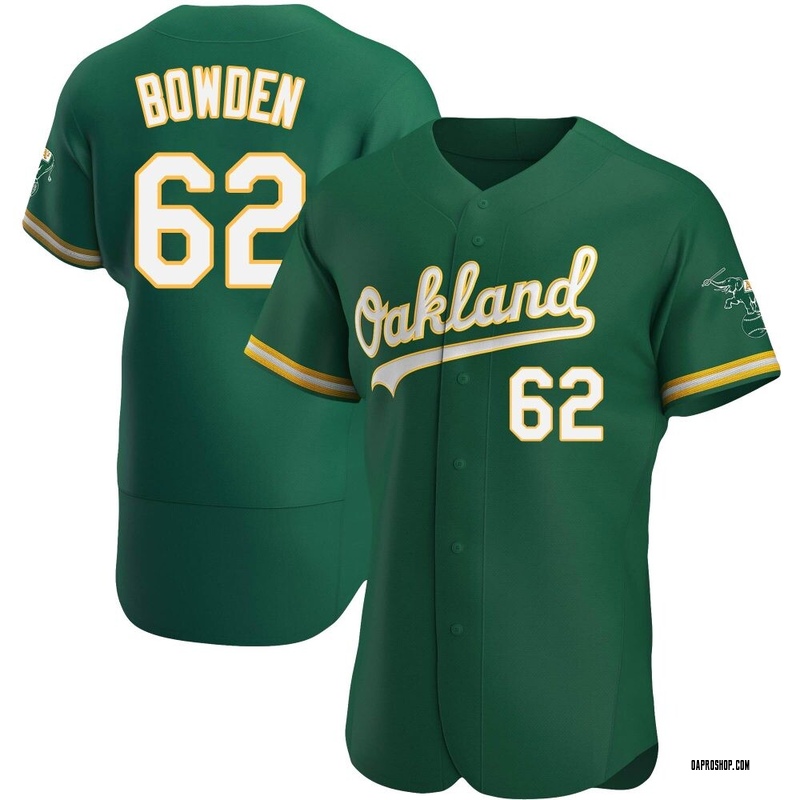 Ben Bowden Men's Oakland Athletics Alternate Jersey - Kelly Green Authentic