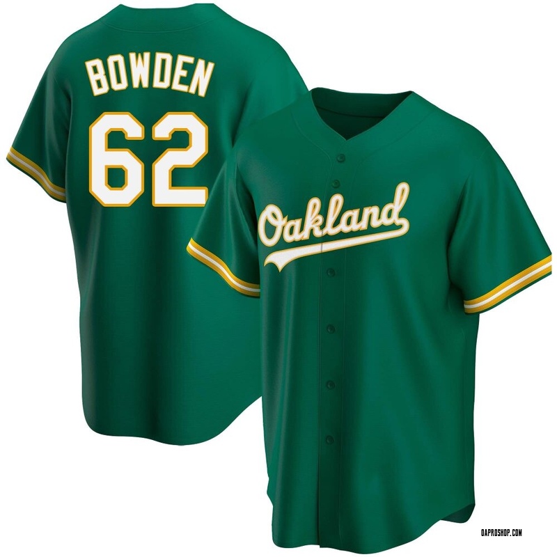 Ben Bowden Youth Oakland Athletics Alternate Jersey - Kelly Green Replica
