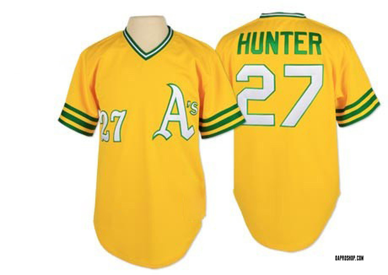 oakland a's gold jersey