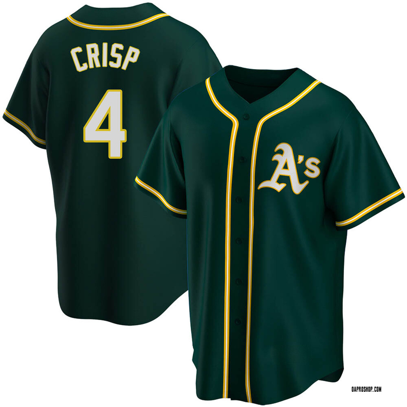 Coco Crisp Youth Oakland Athletics Alternate Jersey - Green Replica