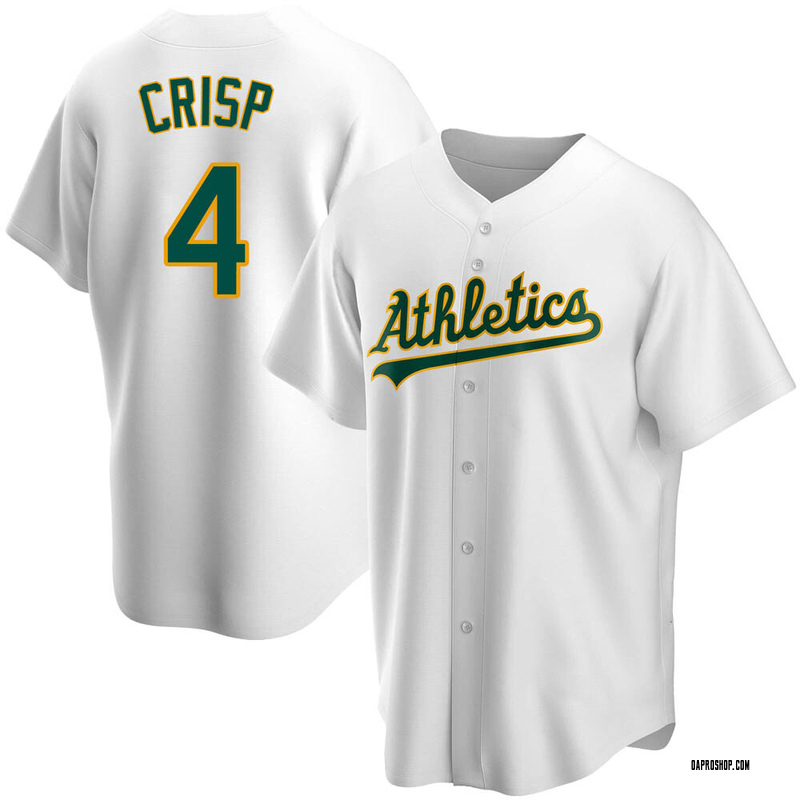 Coco Crisp Youth Oakland Athletics Home Jersey - White Replica