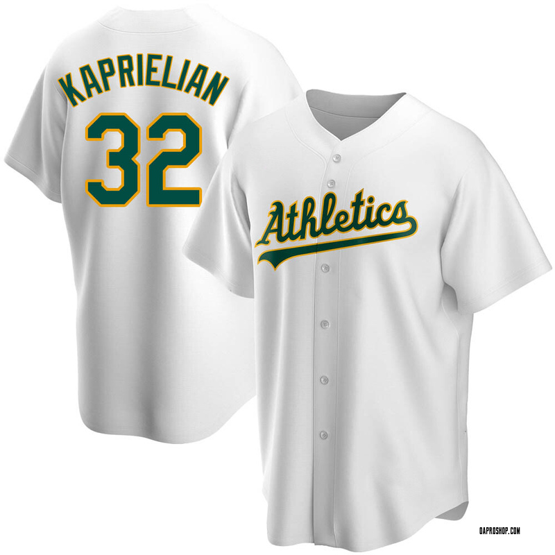 James Kaprielian Youth Oakland Athletics Home Jersey - White Replica