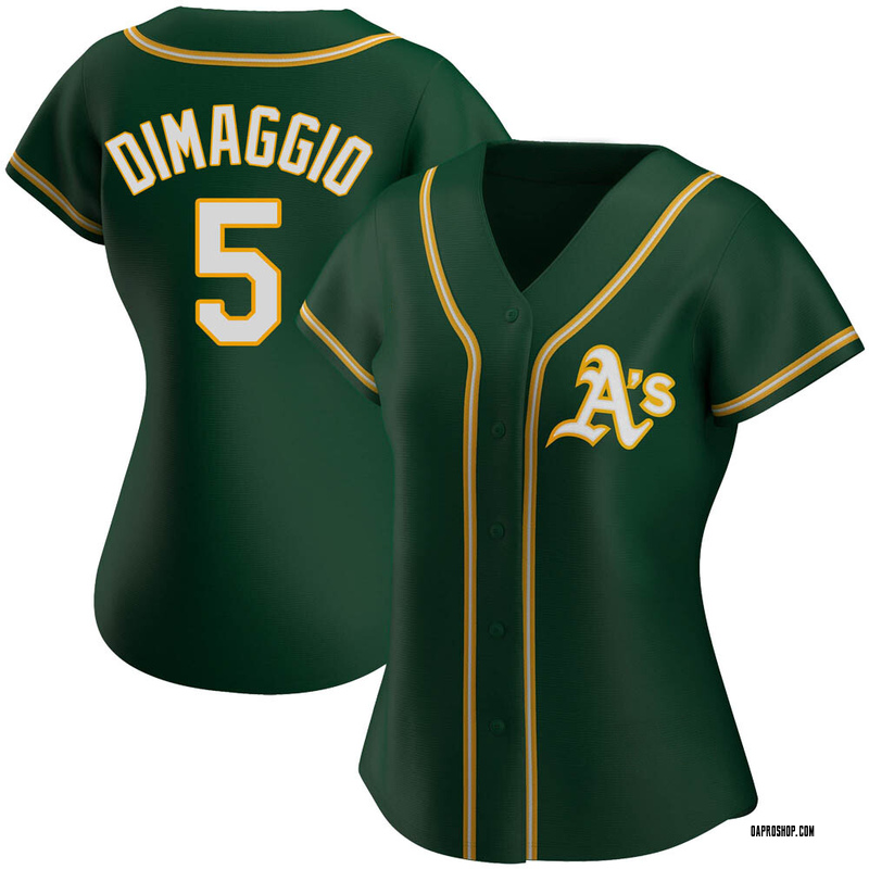 Joe Dimaggio Women's Oakland Athletics Alternate Jersey - Green Authentic