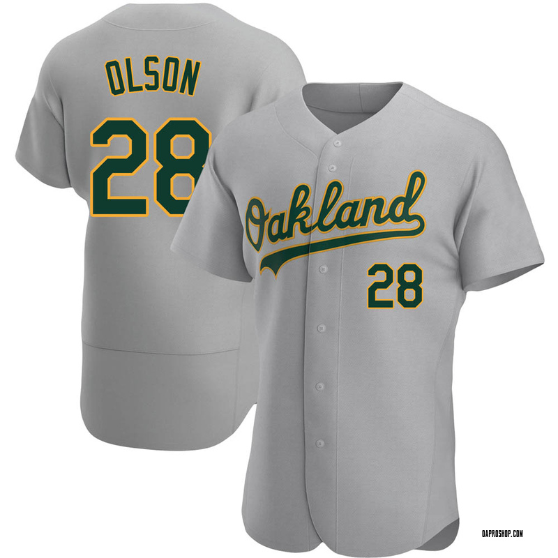 Matt Olson Men's Oakland Athletics Road Jersey - Gray Authentic