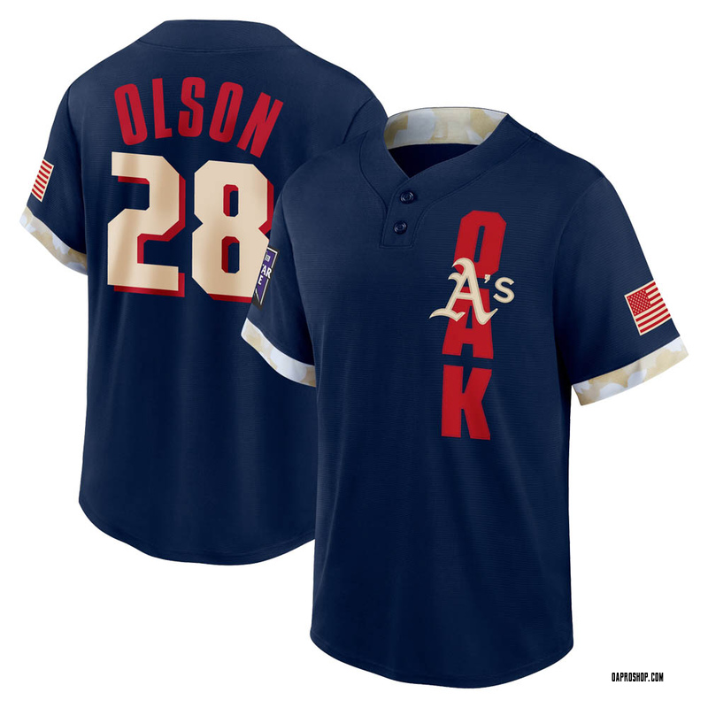 Matt Olson Youth Oakland Athletics 2021 All-Star Replica Jersey - Navy Game