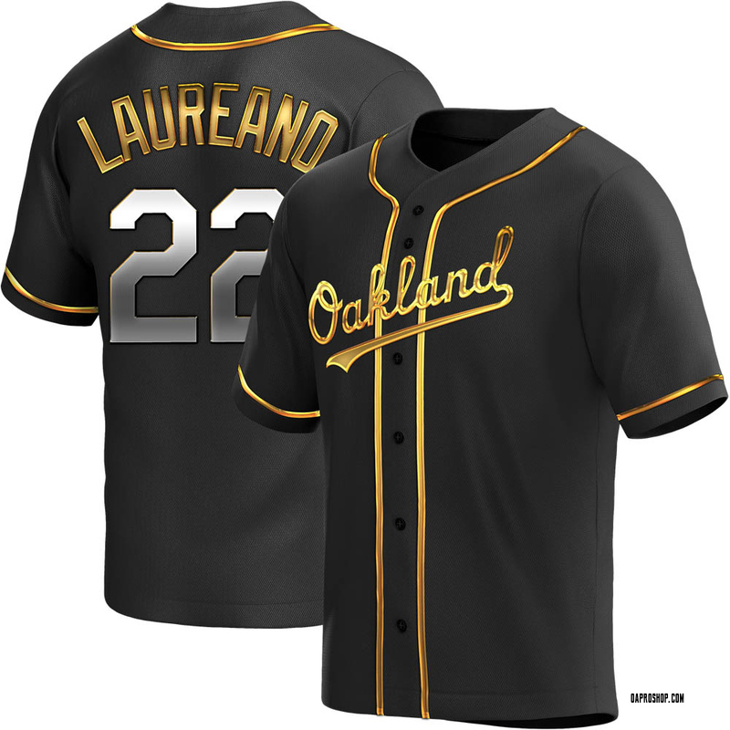 Ramon Laureano Men's Oakland Athletics Alternate Jersey - Black Golden  Replica