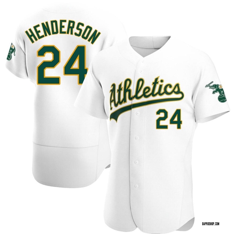 Youth Rickey Henderson Yellow Oakland Athletics Alternate Replica Jersey