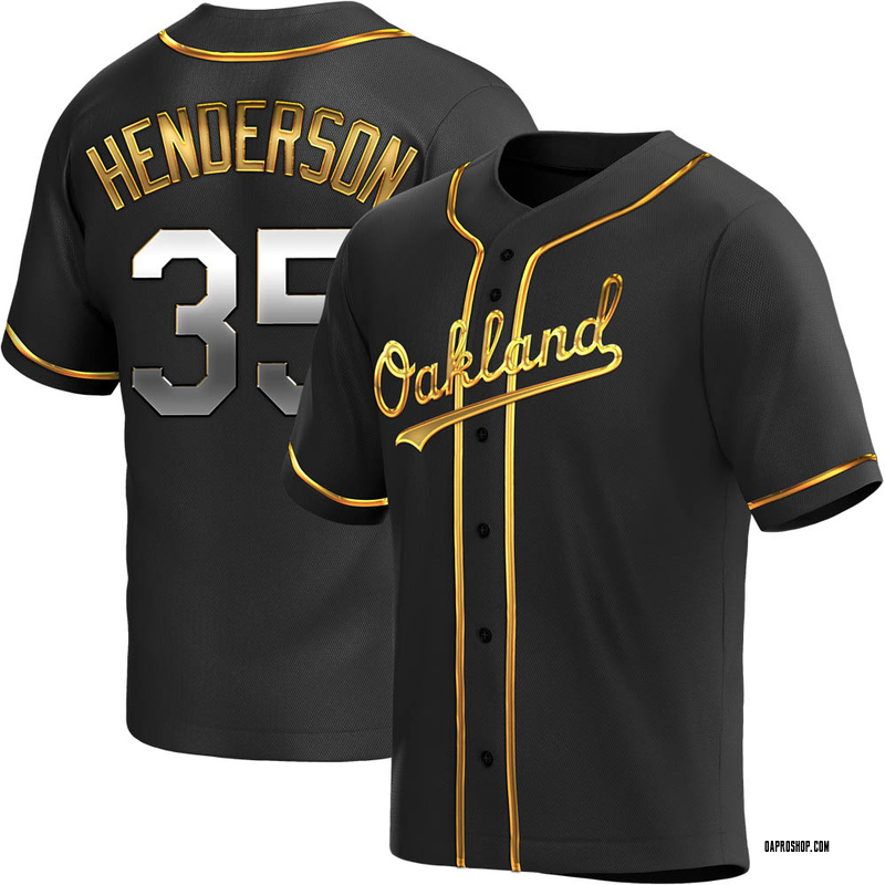 Rickey Henderson Men's Oakland Athletics Road Jersey - Gray Replica