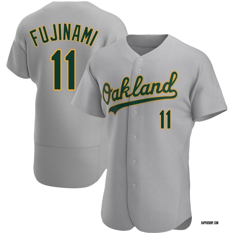 Shintaro Fujinami Men's Oakland Athletics Road Jersey - Gray Authentic