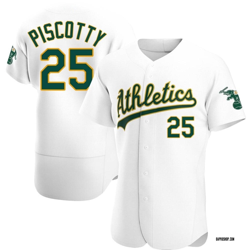 Stephen Piscotty Men's Oakland Athletics Home Jersey - White Authentic