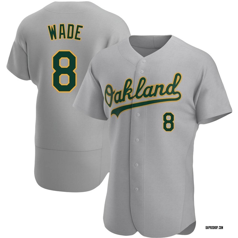 Tyler Wade Men's Oakland Athletics Road Jersey - Gray Authentic